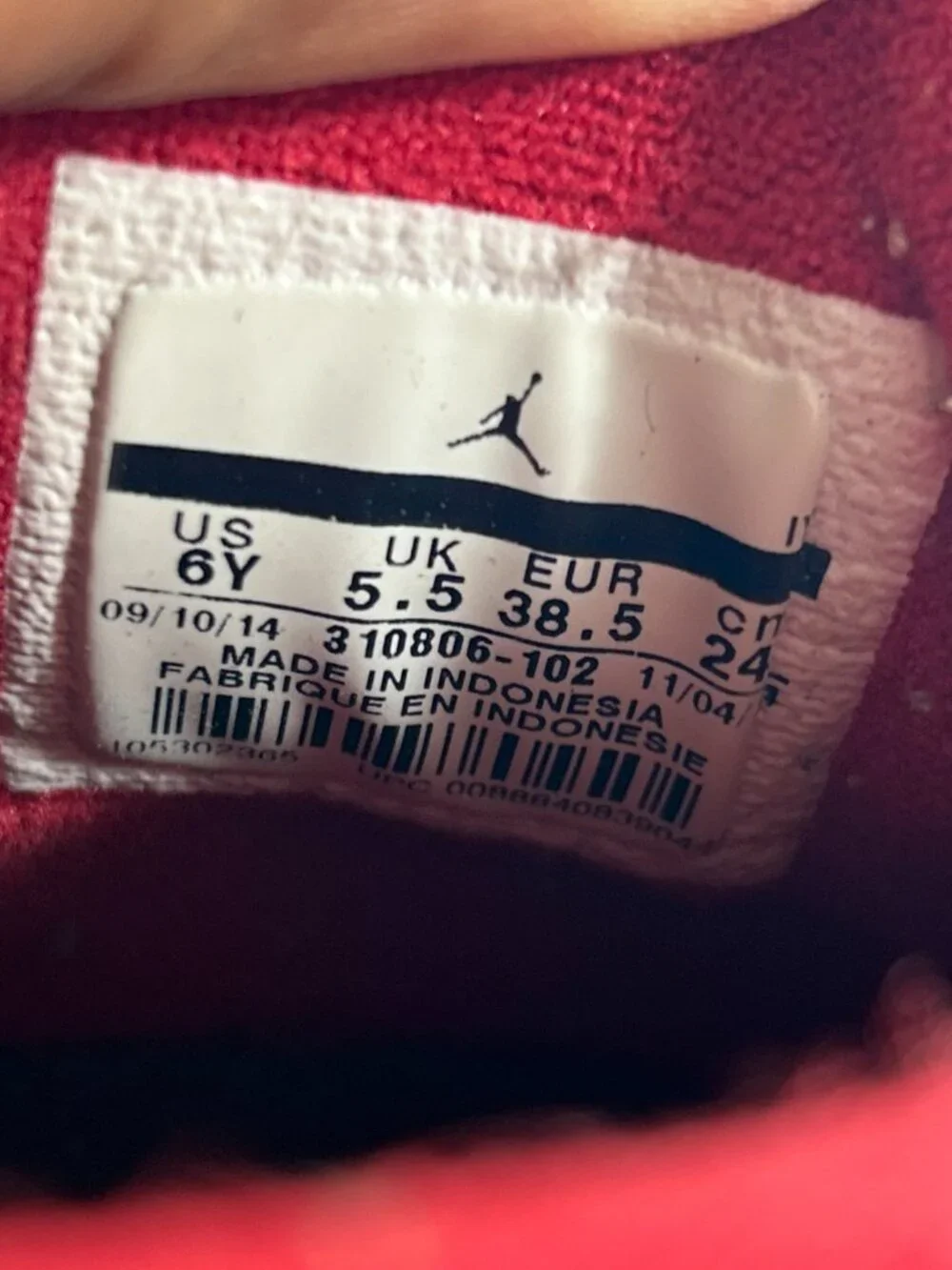 Nike Air Jordan 10 Retro Boys Basketball Sneakers Size 6 6Y White Leather Shoes
